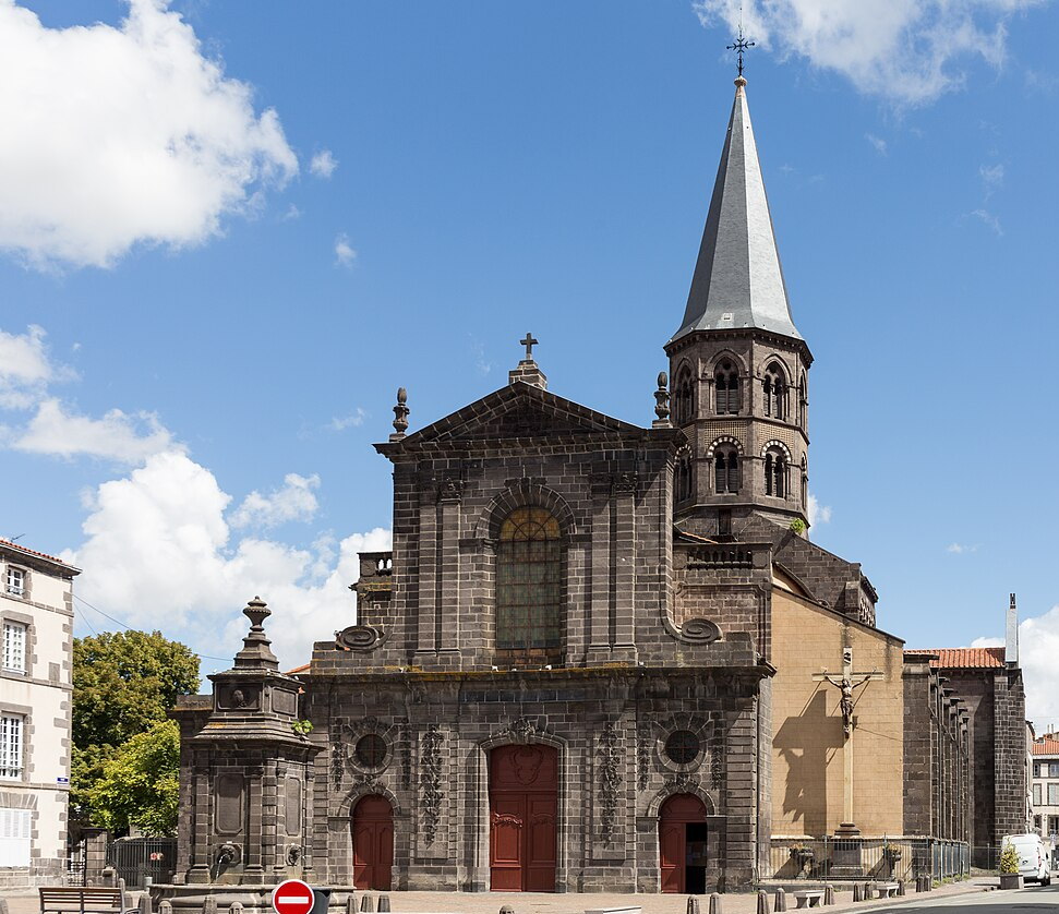 Saint Amable Basilica Riom France Christian Church